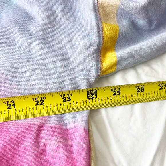 Anthropologie Daily Practice 'For Love' Pink Tie-Dye Sweatshirt Lounge MEDIUM - Picture 5 of 6